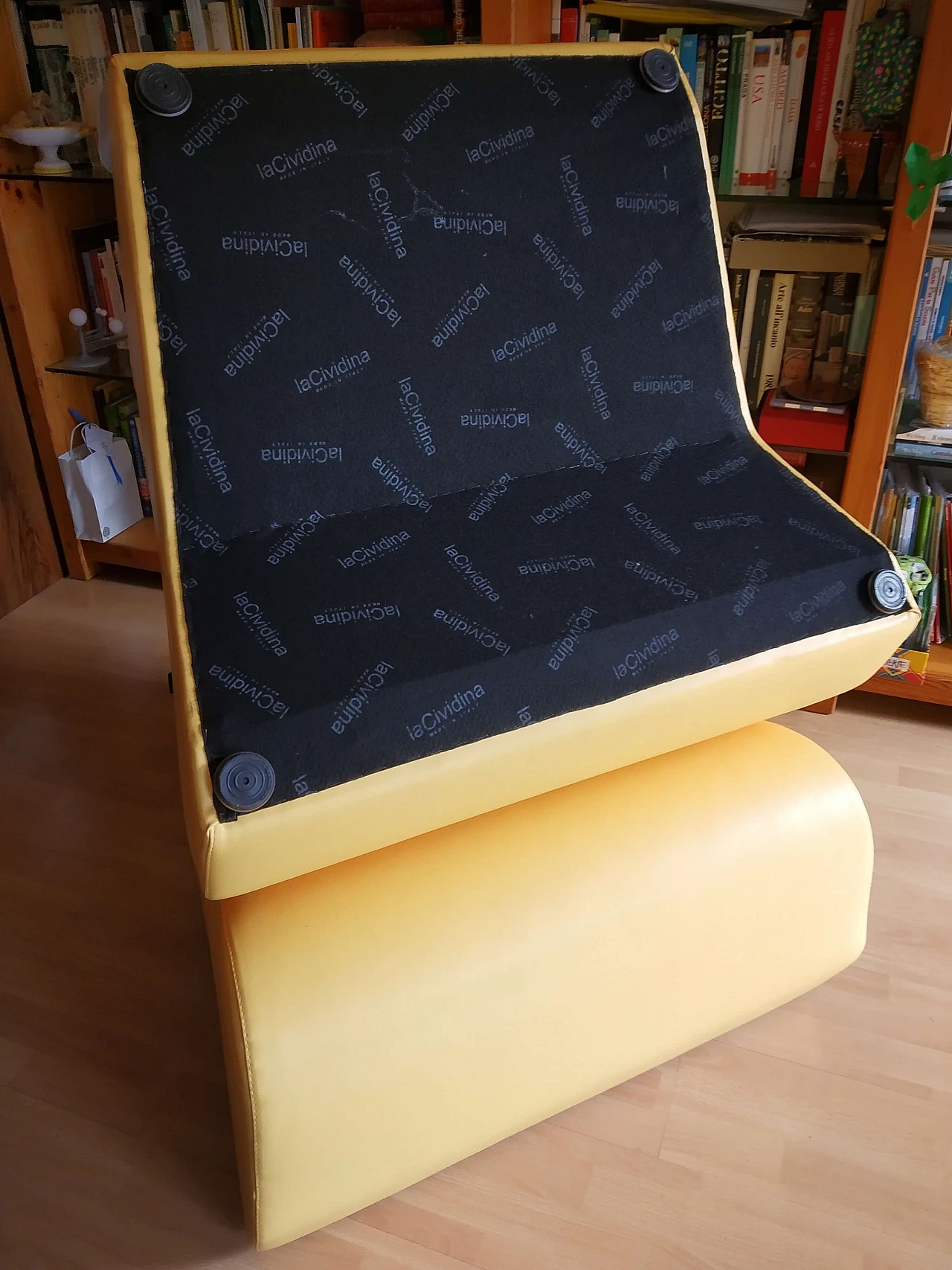 Coppia di poltrone Stones modulari in pelle di Fulvio Bulfoni per La Cividina 1412493