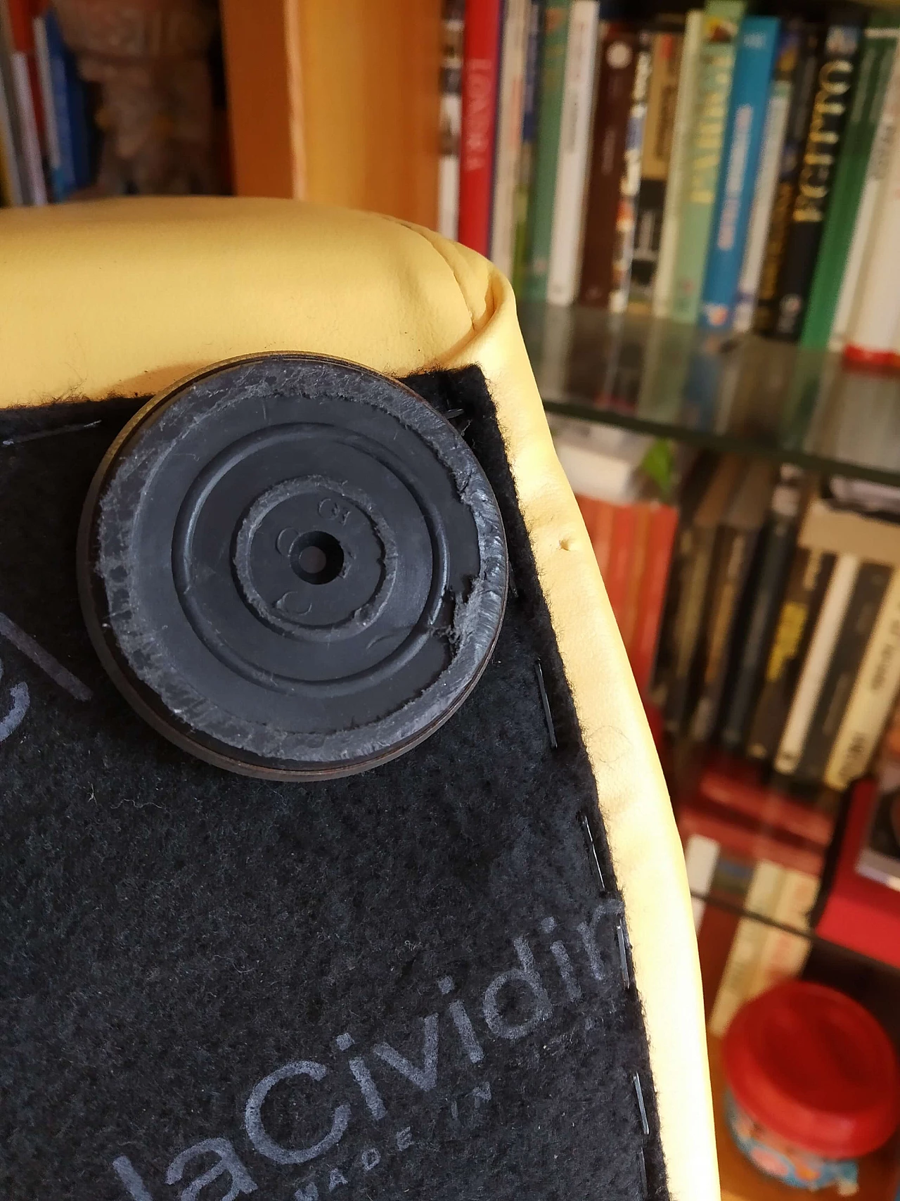 Coppia di poltrone Stones modulari in pelle di Fulvio Bulfoni per La Cividina 1412495