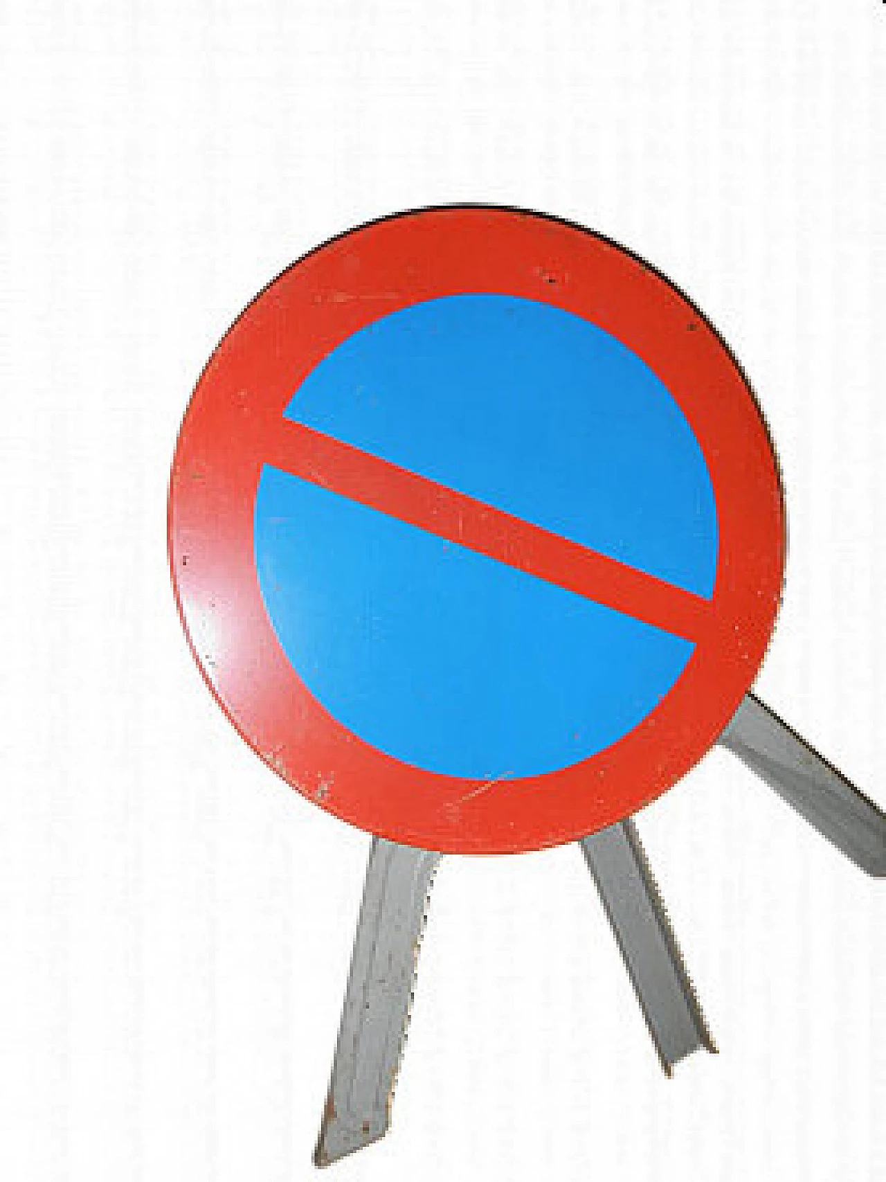 No parking sign with easel, 1960s 1412520