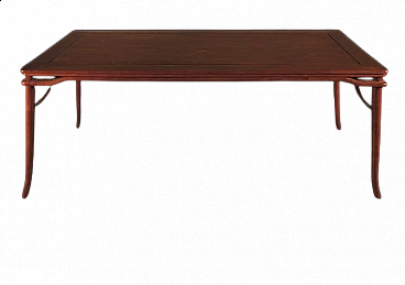 Tavolo con 7 sedie in legno di Huali, Cina, '800
