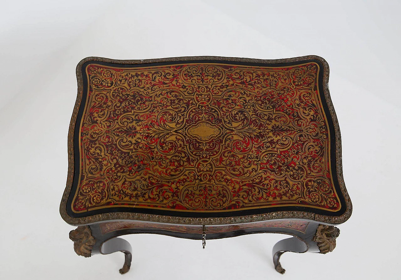 Toeletta in stile Napoleone III in bronzo e legno, del '800 1412628