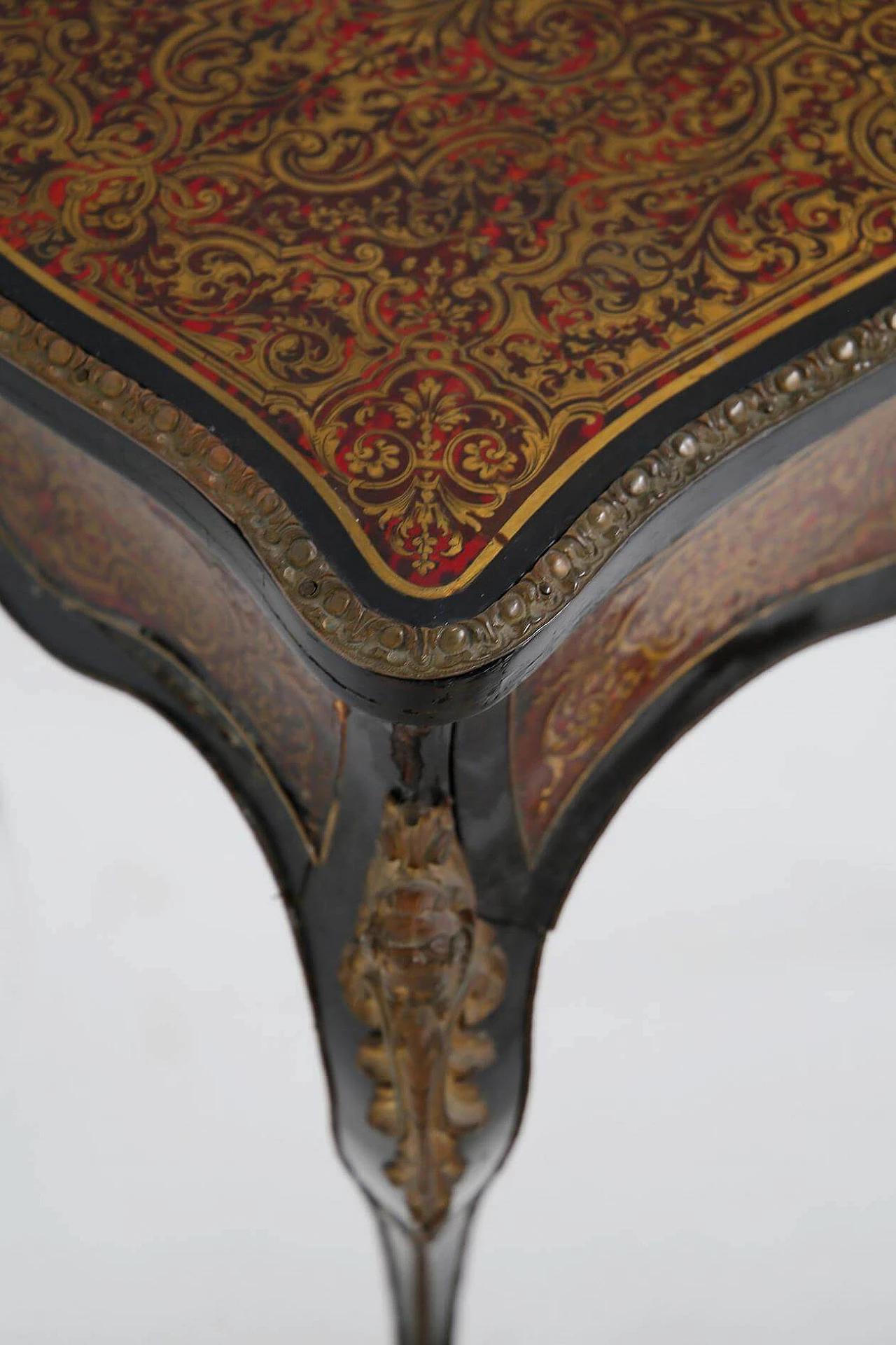 Toeletta in stile Napoleone III in bronzo e legno, del '800 1412631