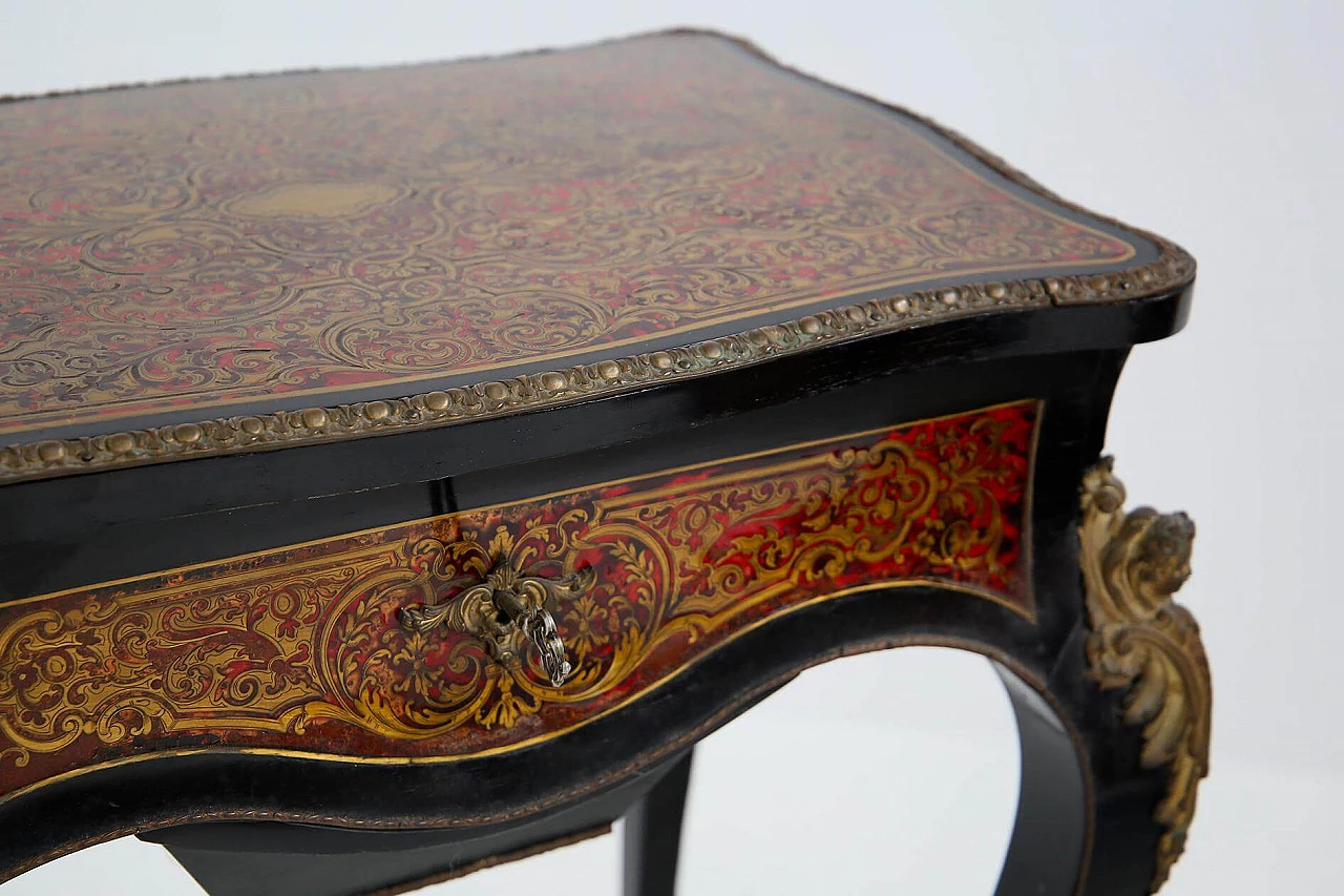 Toeletta in stile Napoleone III in bronzo e legno, del '800 1412633