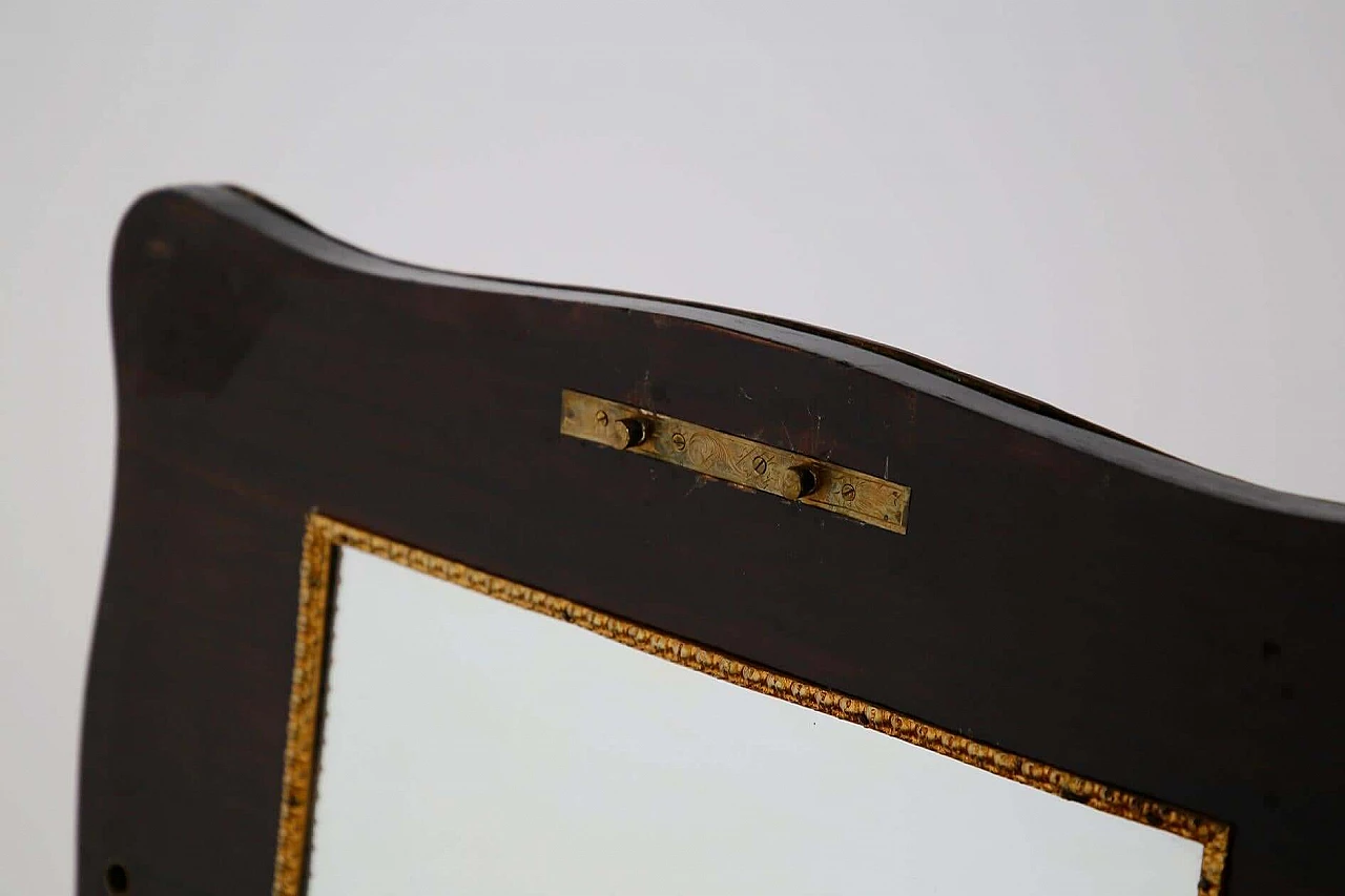 Toeletta in stile Napoleone III in bronzo e legno, del '800 1412638