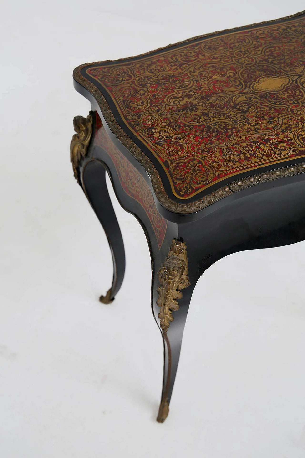 Toeletta in stile Napoleone III in bronzo e legno, del '800 1412640