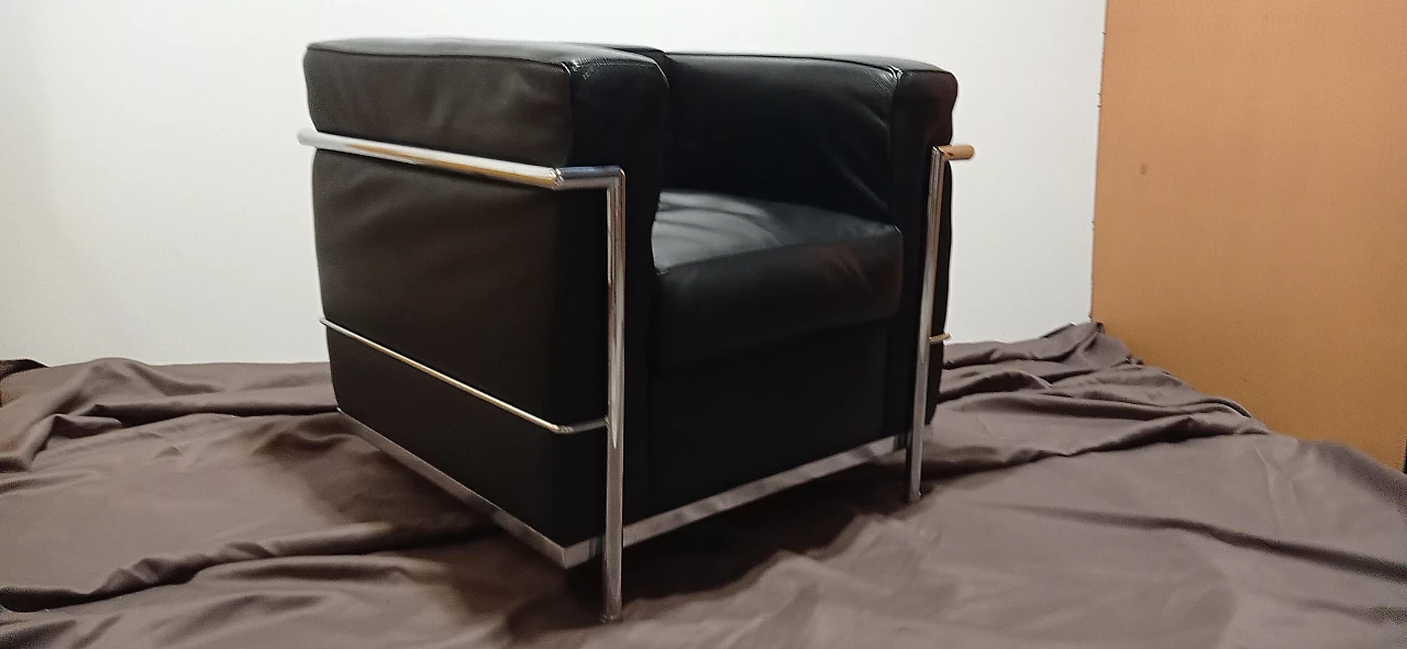 LC2 armchair by Le Corbusier, Jeanneret and Perriand, 1920s 1412663