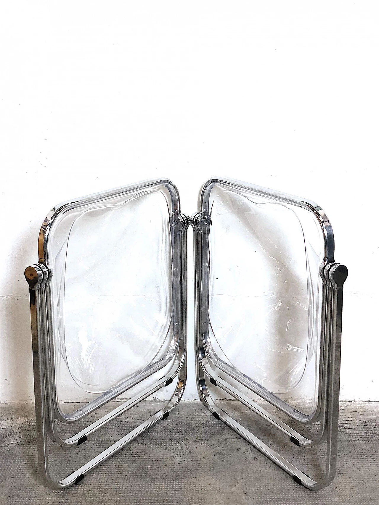 Pair of Plona armchairs by Piretti for Anonima Castelli, 1970s 1413551