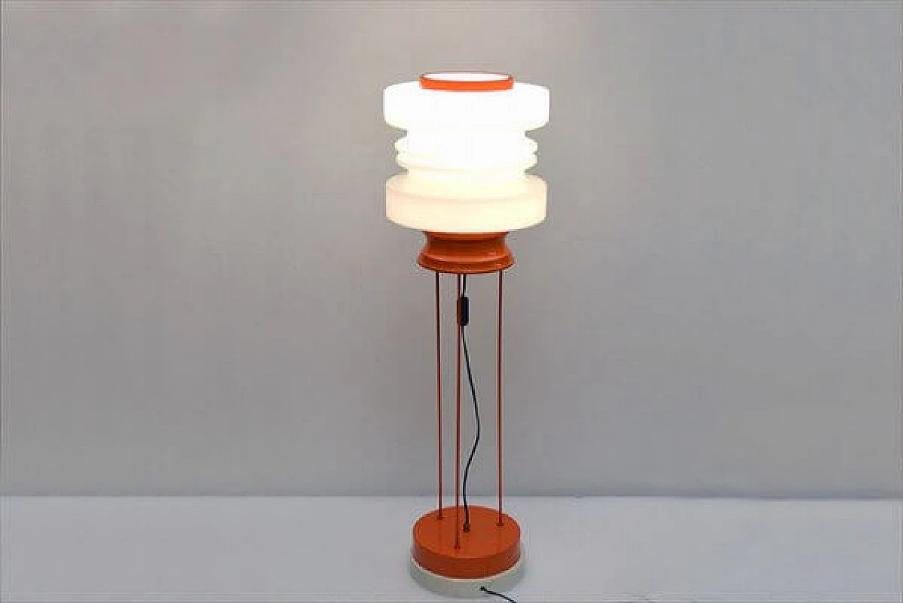 Stilnovo marble and painted metal floor lamp, 1960s 1416173