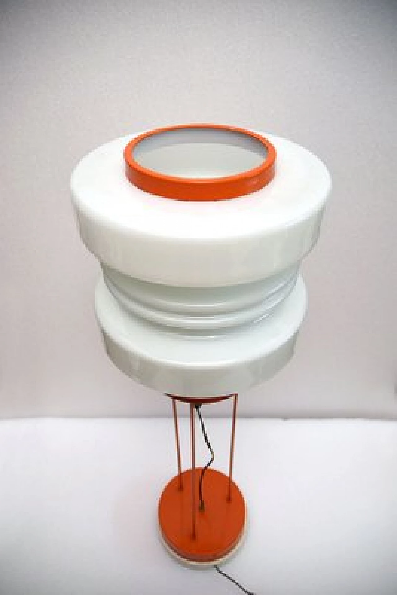 Stilnovo marble and painted metal floor lamp, 1960s 1416176