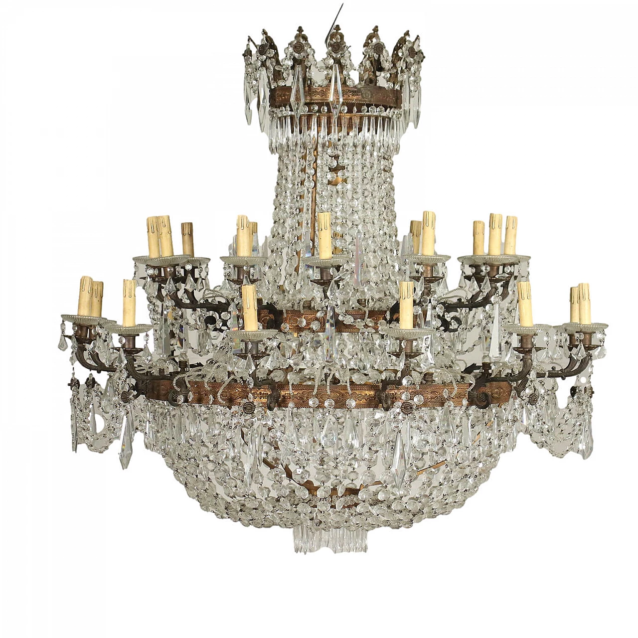 Lampadario a Mongolfiera in Stile Impero 1417643