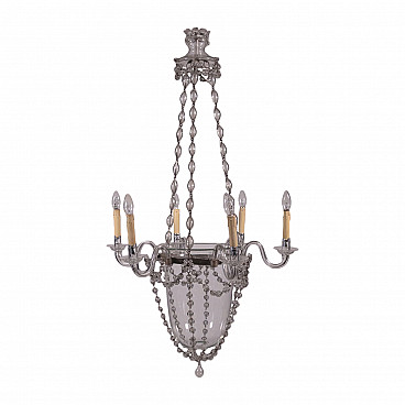 Spanish glass chandelier, 19th century