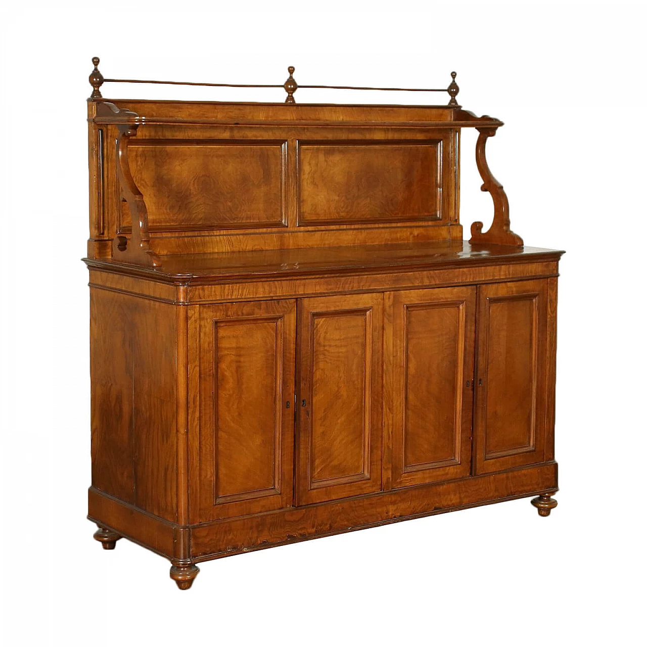 Cupboard With Extension Ash Tree Italy 19th Century 1422273