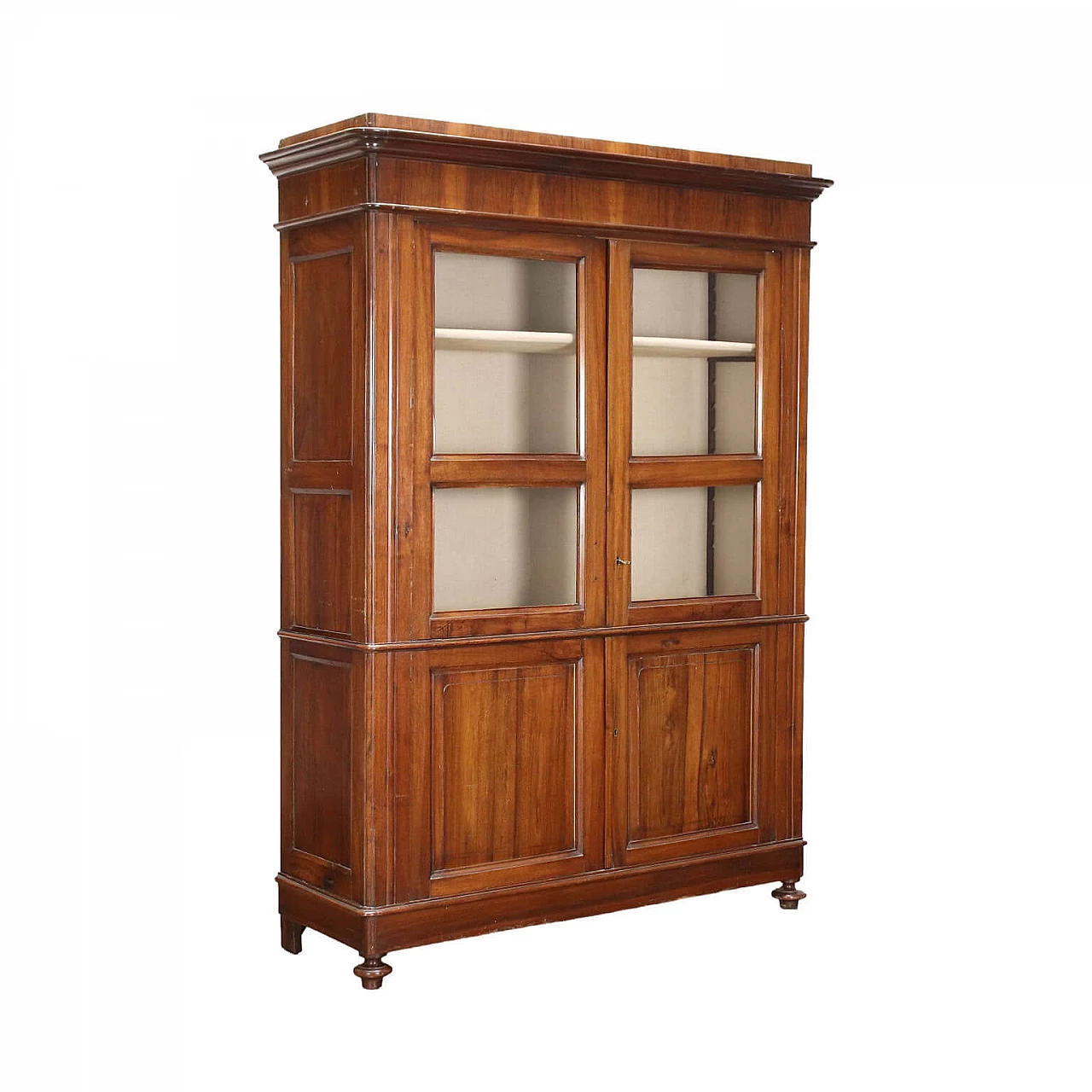 Vetrina Umbertina in noce, fine '800 1423278