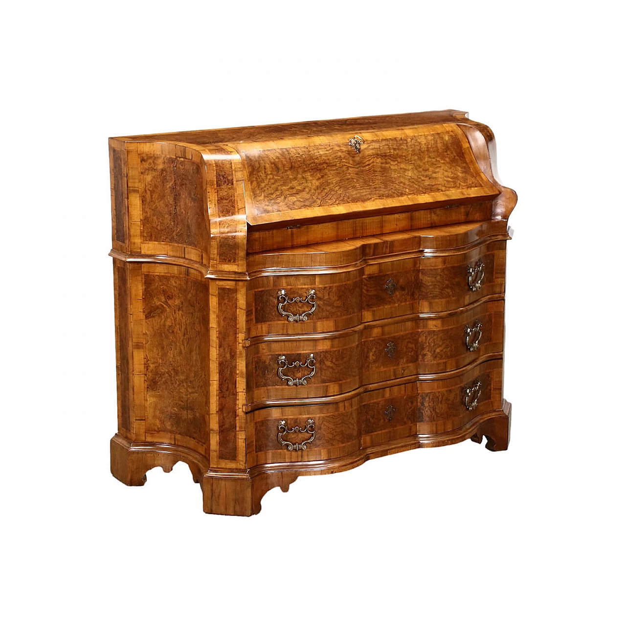 Ribalta in stile barocco con anta apribile a ribalta, del '900 1424719