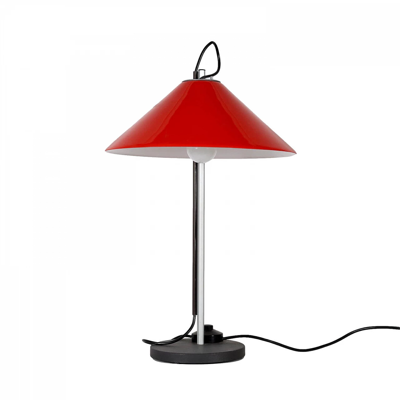 Aggregato Table Lamp Alluminum Metachrylate Metal Italy 1970s  1433832
