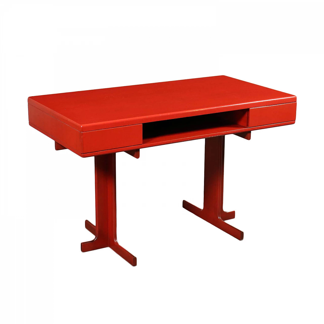 Desk Ash Veneer Italy 1970s-1980s Italian Production 1438004