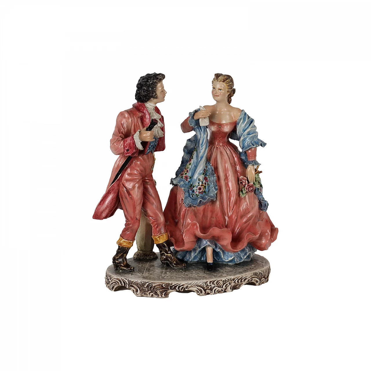 Dama con Cavaliere Manifattura Mollica Capodimonte 1440059