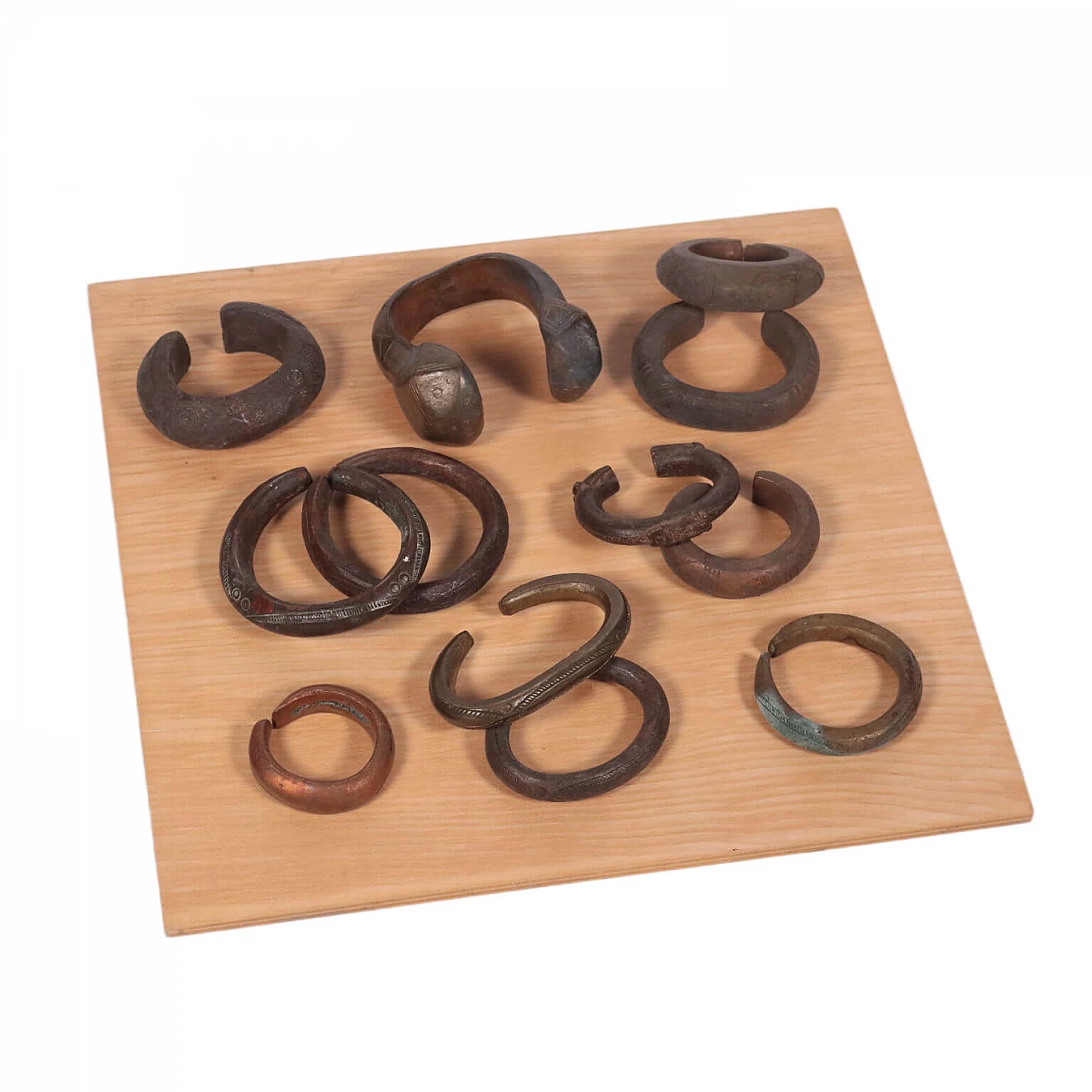 Manillas Bracelets Coin Brass Copper Africa 1440680