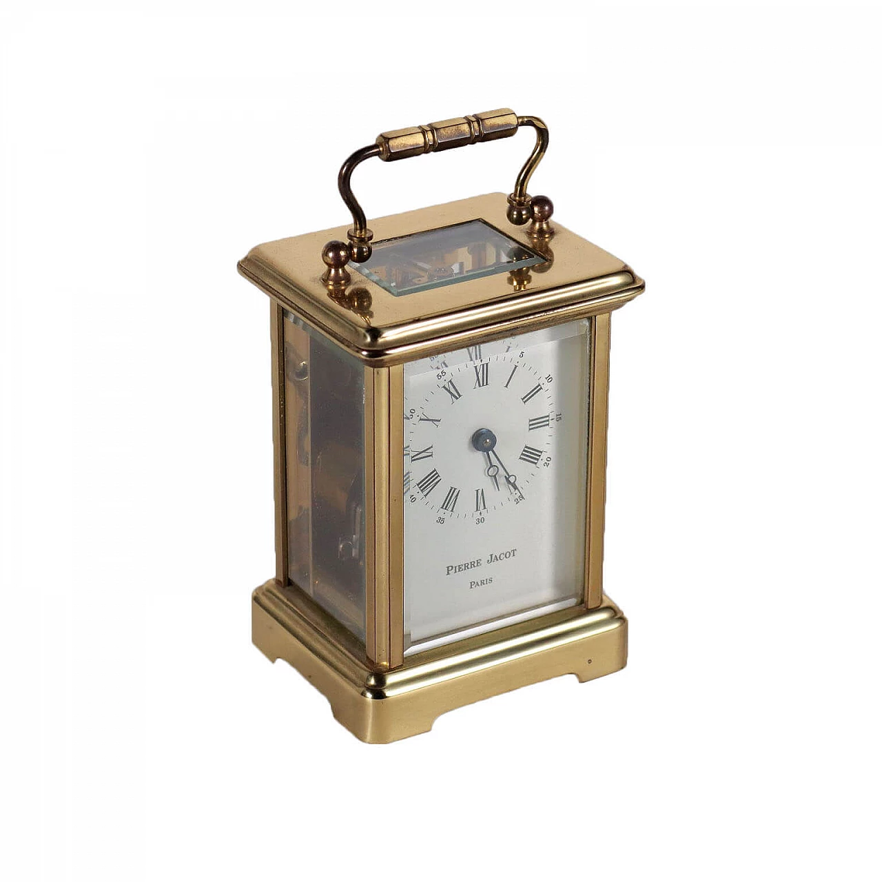 Pierre Jacot brass table clock, 20th century 1442446