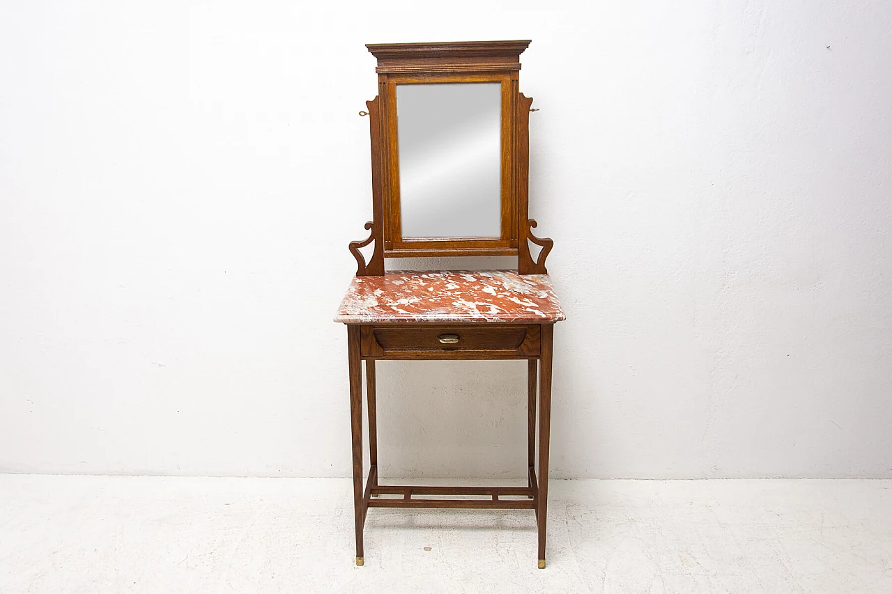 Viennese Secession dressing table with mirror, 1910 1444384