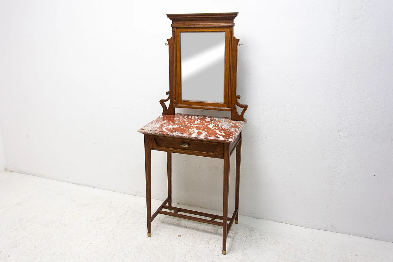 Viennese Secession dressing table with mirror, 1910 1444385