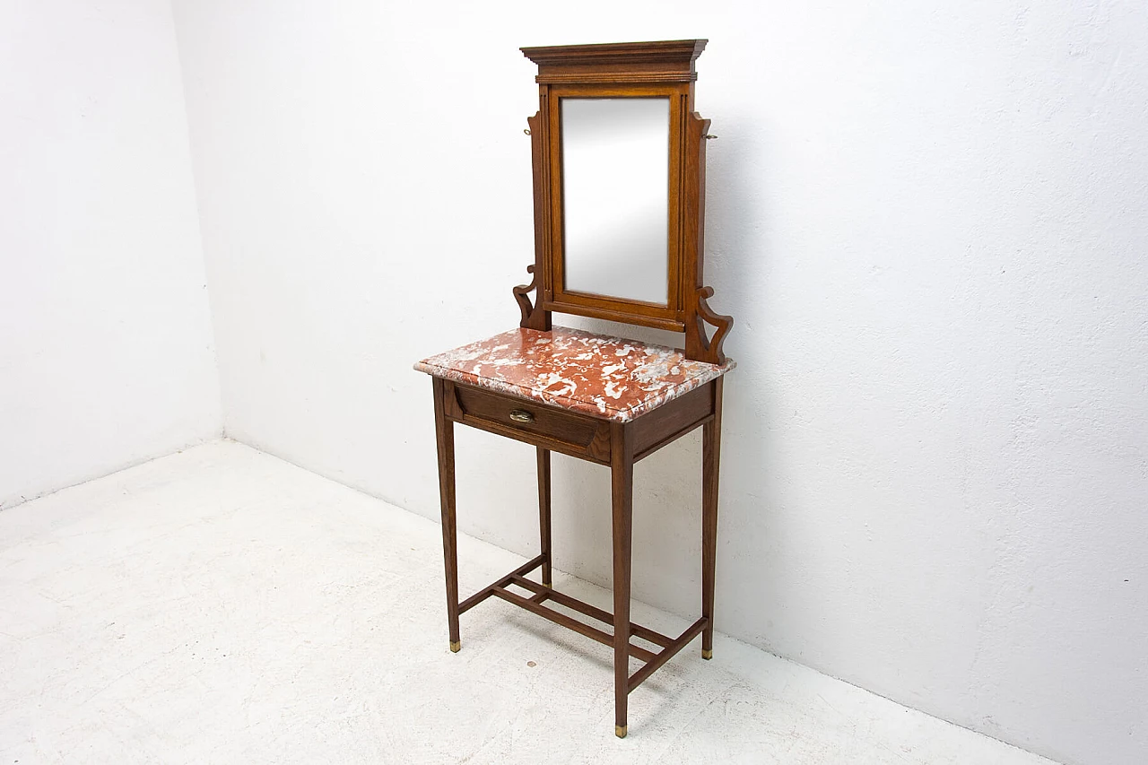 Viennese Secession dressing table with mirror, 1910 1444388