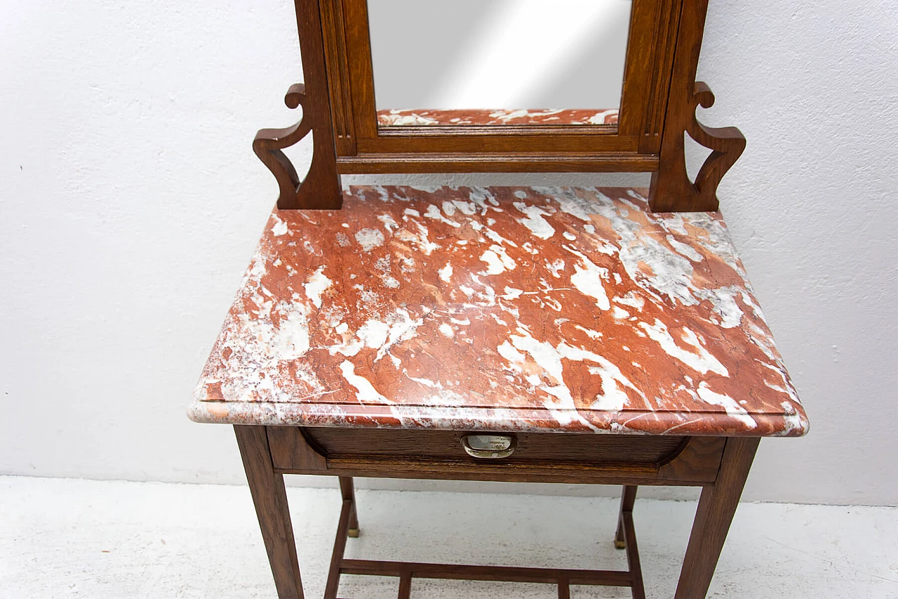 Viennese Secession dressing table with mirror, 1910 1444395