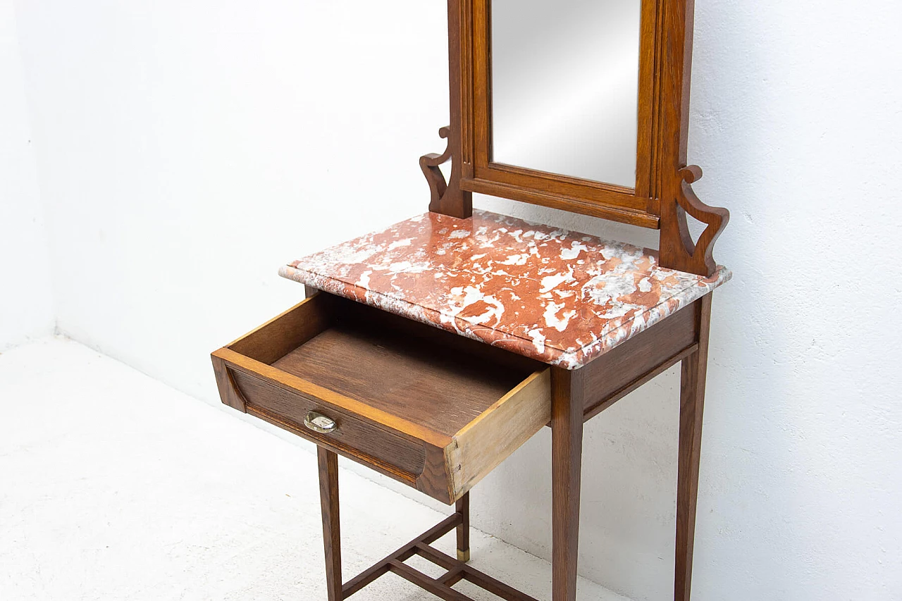 Viennese Secession dressing table with mirror, 1910 1444397