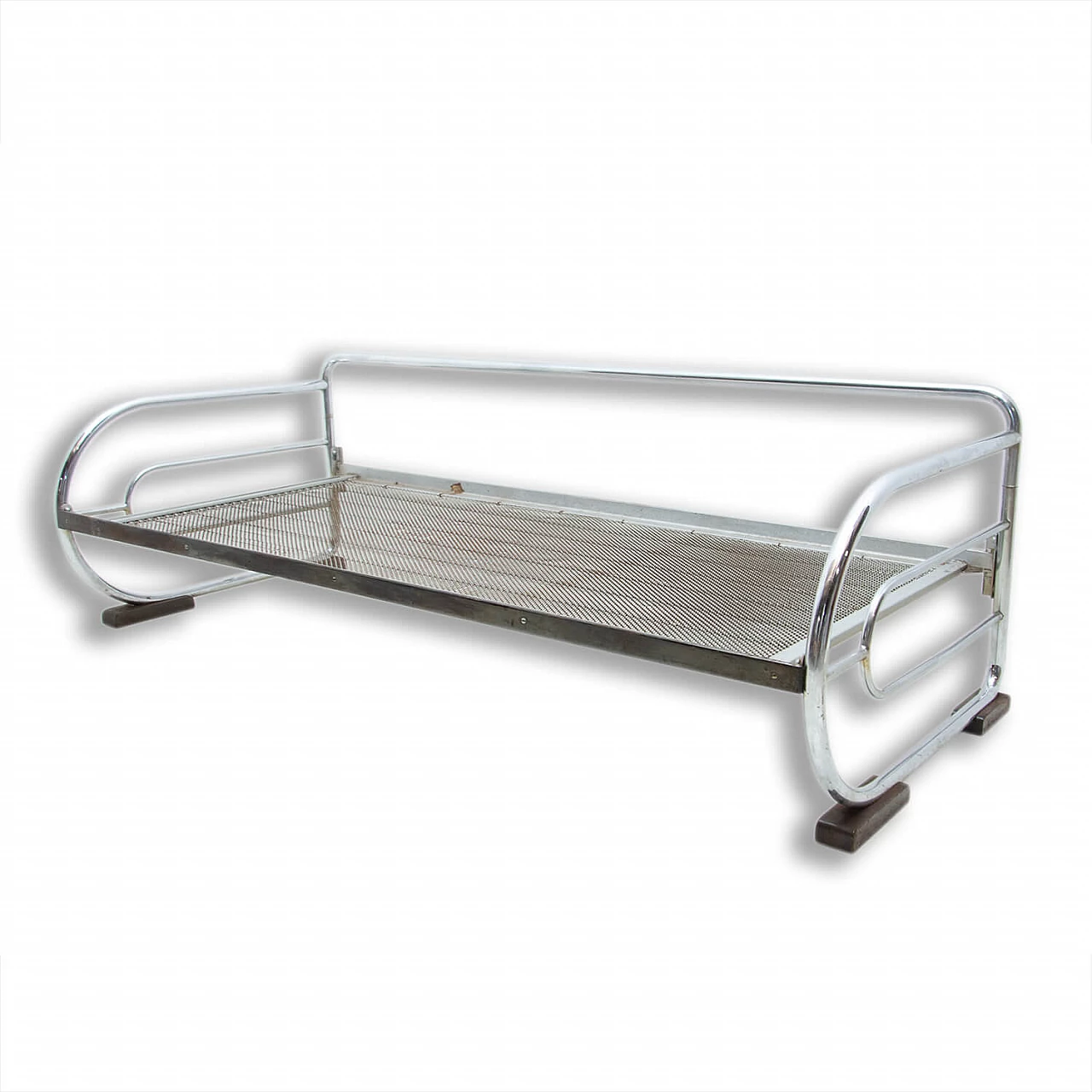 Chromed Bauhaus sofa by Hynek Gottwald, 1930s 1444461