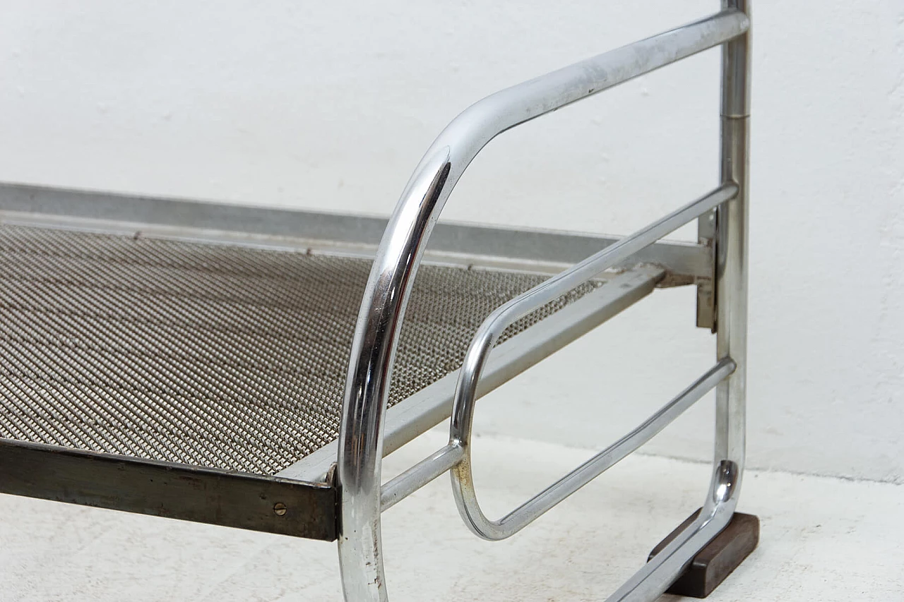 Chromed Bauhaus sofa by Hynek Gottwald, 1930s 1444463