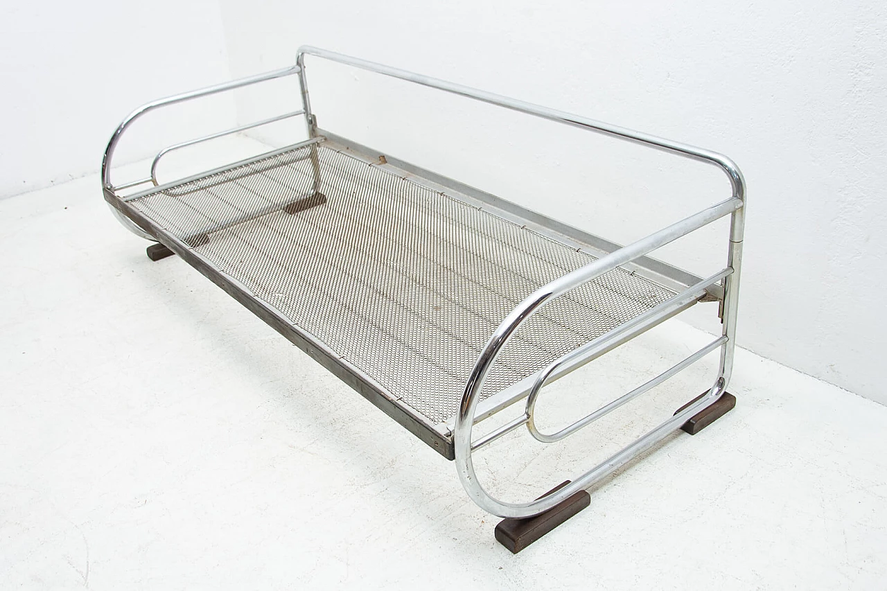 Chromed Bauhaus sofa by Hynek Gottwald, 1930s 1444464