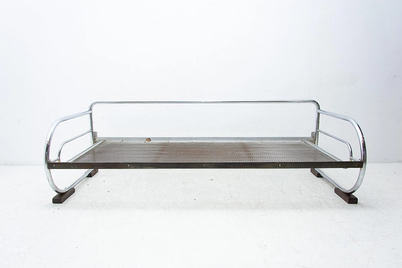 Chromed Bauhaus sofa by Hynek Gottwald, 1930s 1444480