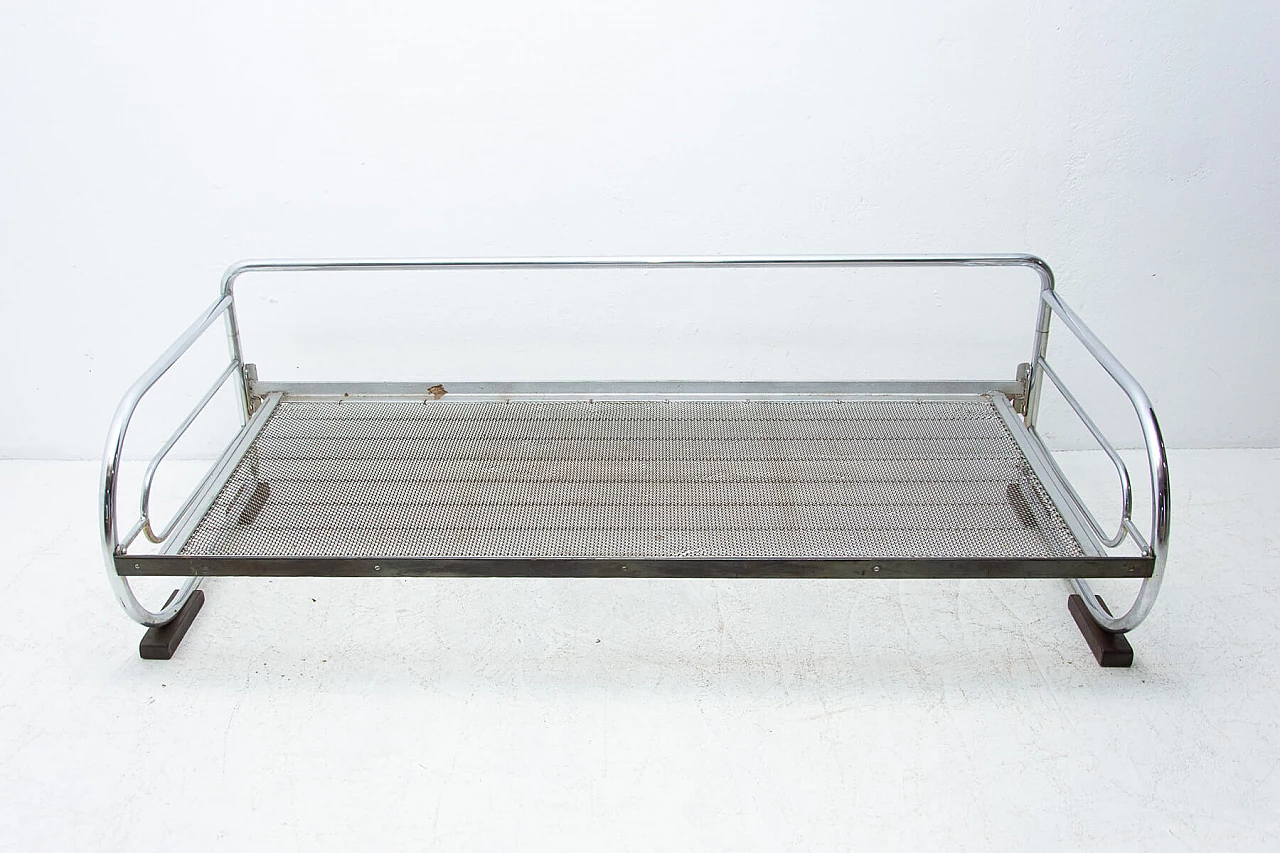Chromed Bauhaus sofa by Hynek Gottwald, 1930s 1444481