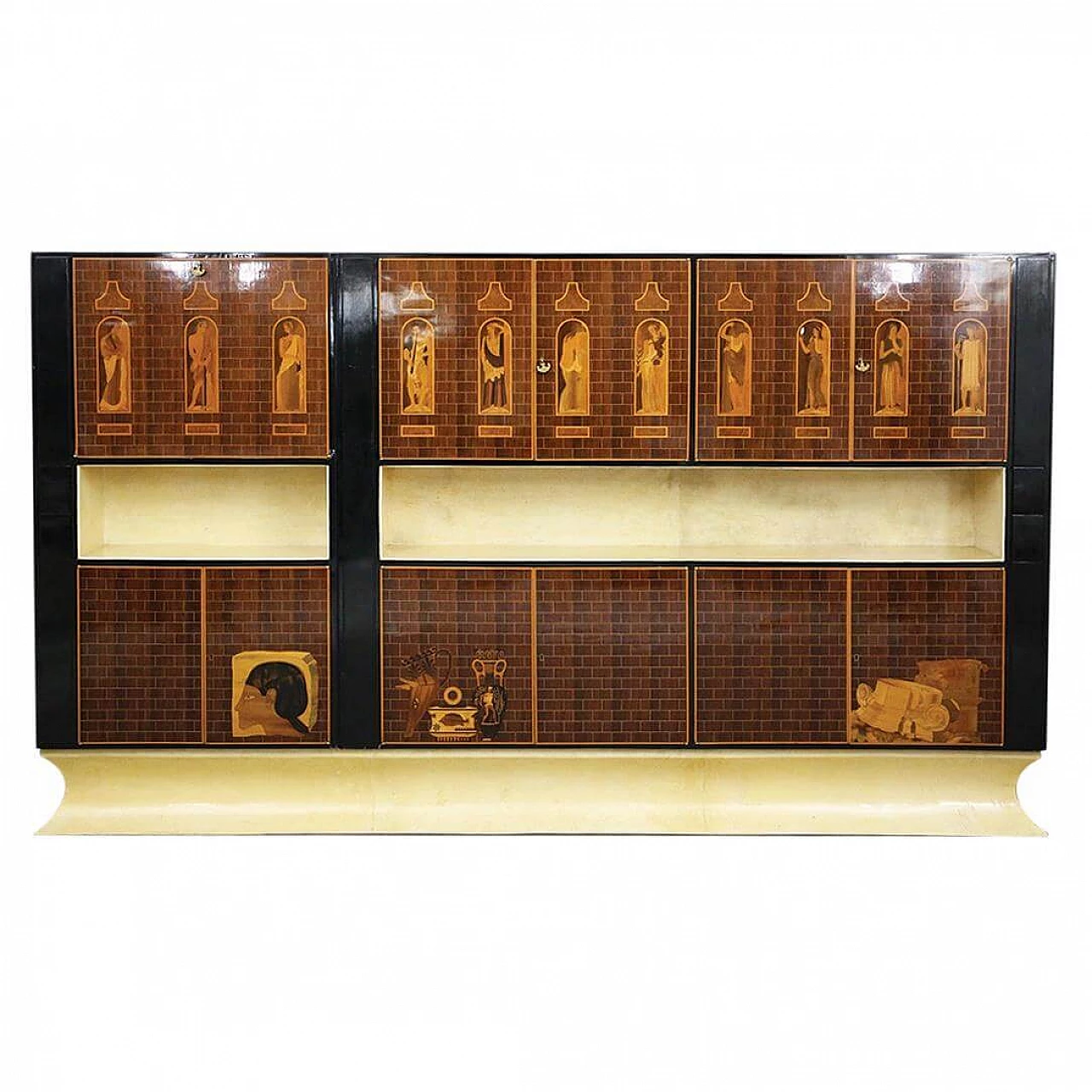 Sideboard furniture signed Cassi Ramelli and Anzani, 1950s 1444635