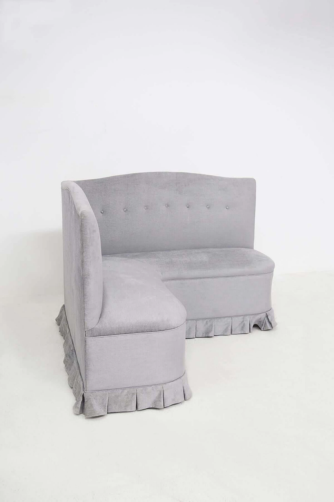 Velvet corner sofa by Gio Ponti, 1950s 1444728