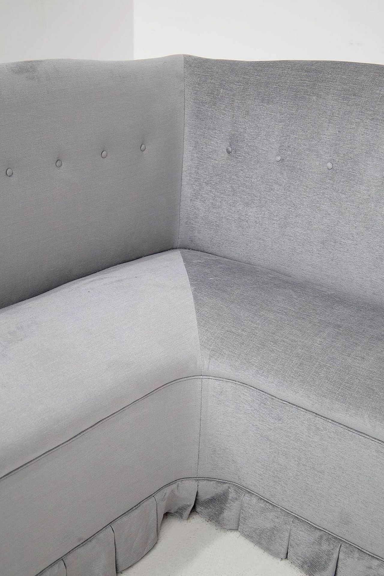 Velvet corner sofa by Gio Ponti, 1950s 1444729