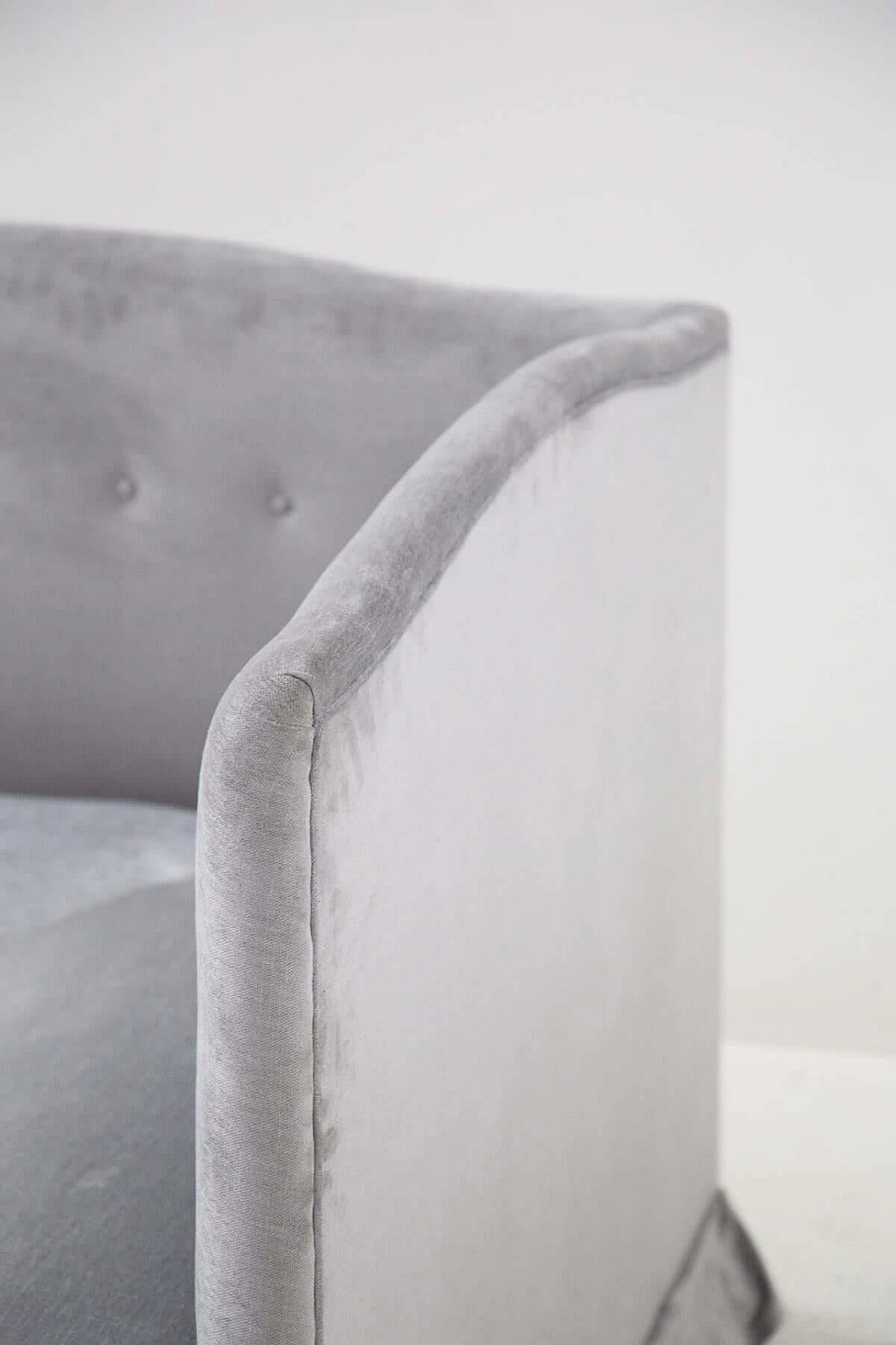 Velvet corner sofa by Gio Ponti, 1950s 1444731