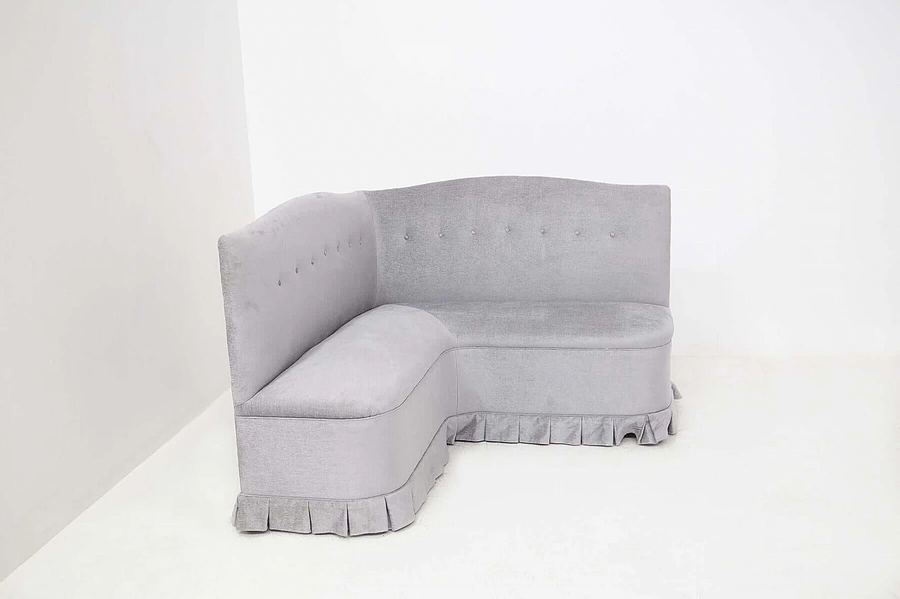 Velvet corner sofa by Gio Ponti, 1950s 1444735