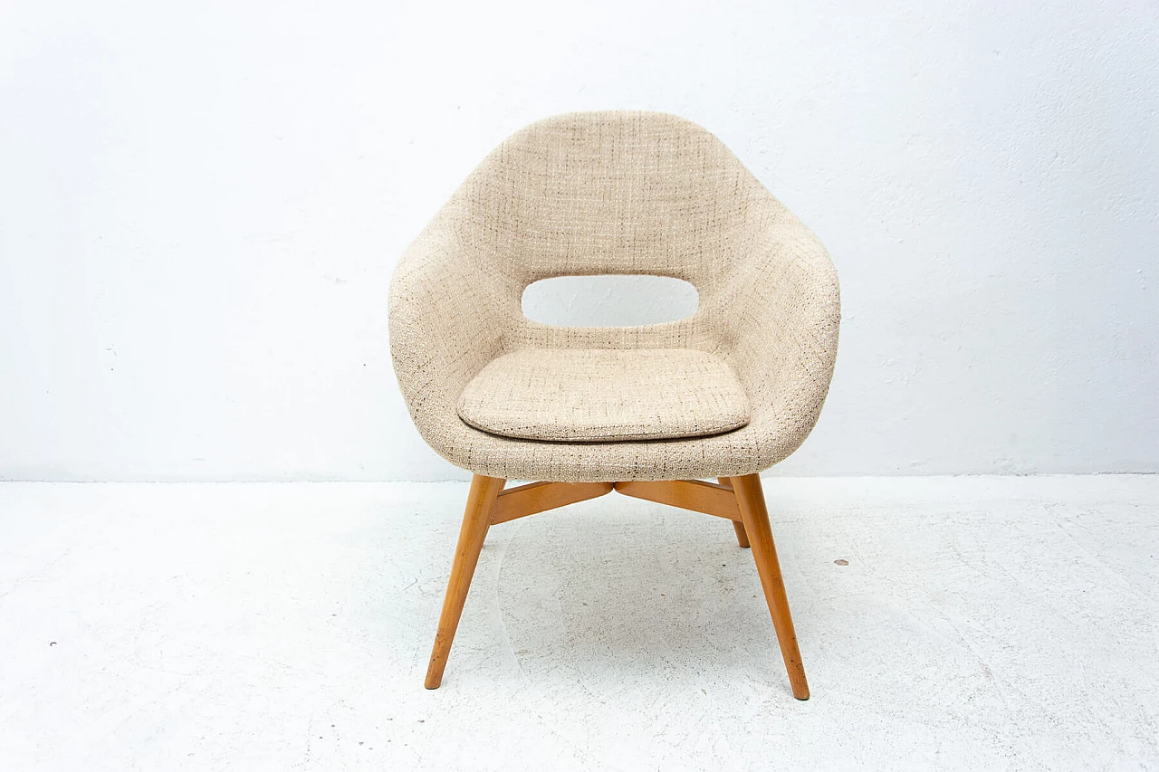 Pair of fibreglass armchairs by Miroslav Navrátil, 1960s 1444973