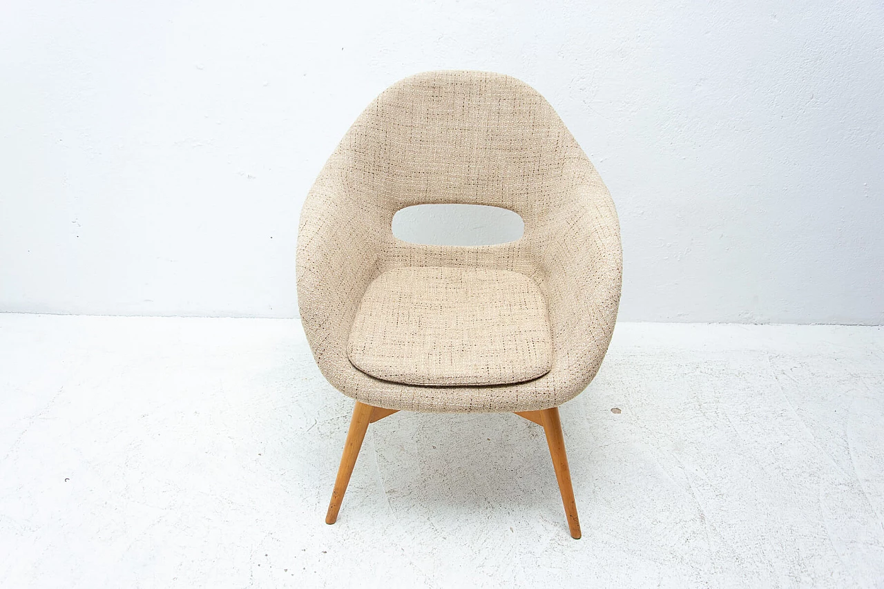 Pair of fibreglass armchairs by Miroslav Navrátil, 1960s 1444974