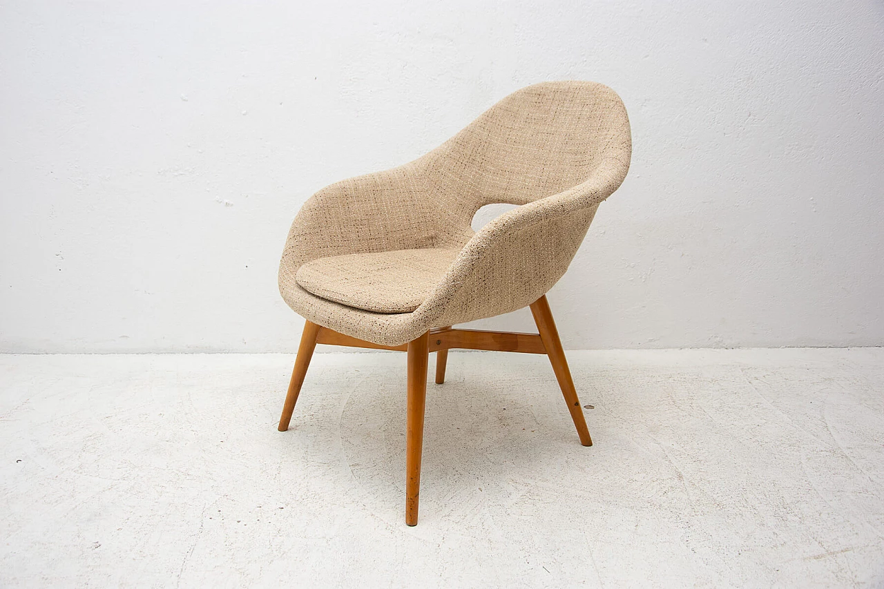 Pair of fibreglass armchairs by Miroslav Navrátil, 1960s 1444977