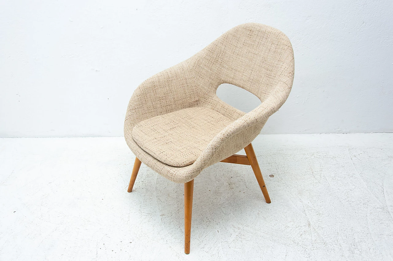 Pair of fibreglass armchairs by Miroslav Navrátil, 1960s 1444979