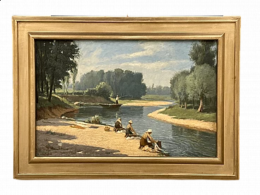 Dipinto di Giulio Vanzaghi, anni '60