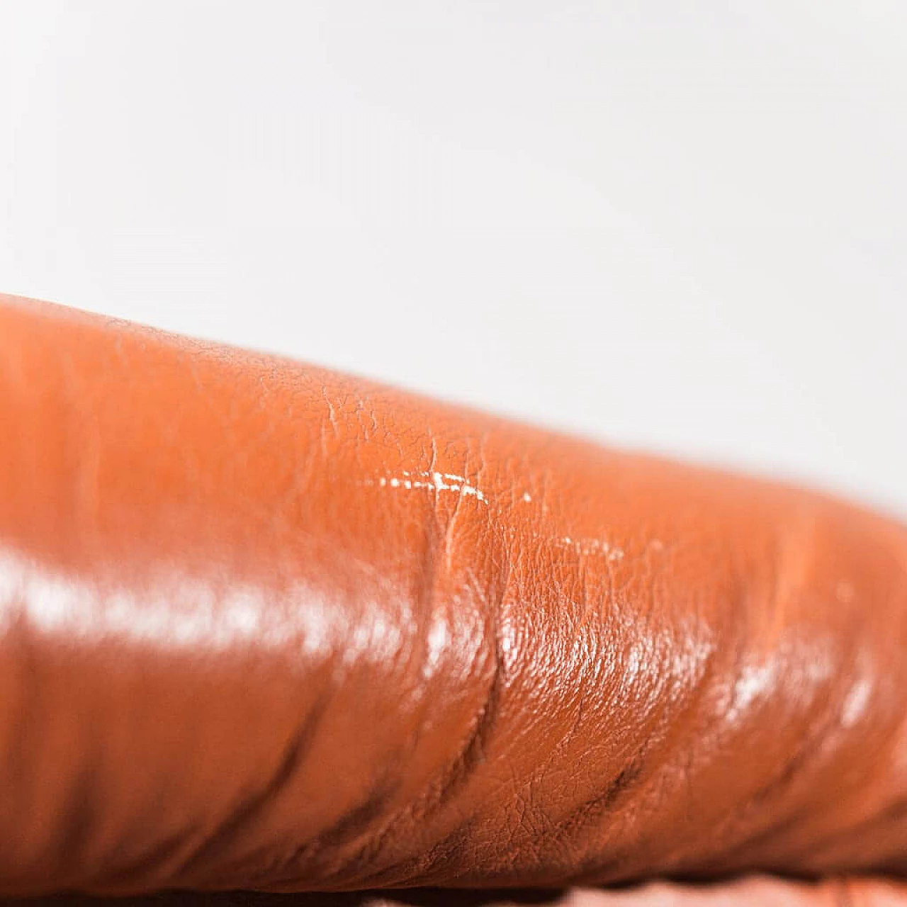 Leather sofa and 2 armchairs, 1970s 1445654