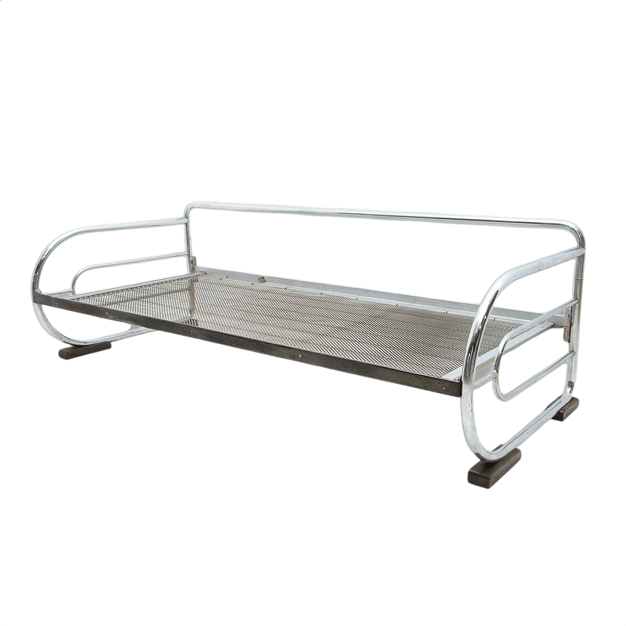 Chromed Bauhaus sofa by Hynek Gottwald, 1930s 1445697