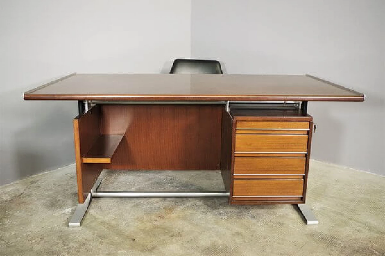 Desk and pair of chairs by Fantoni, 1960s 1447250