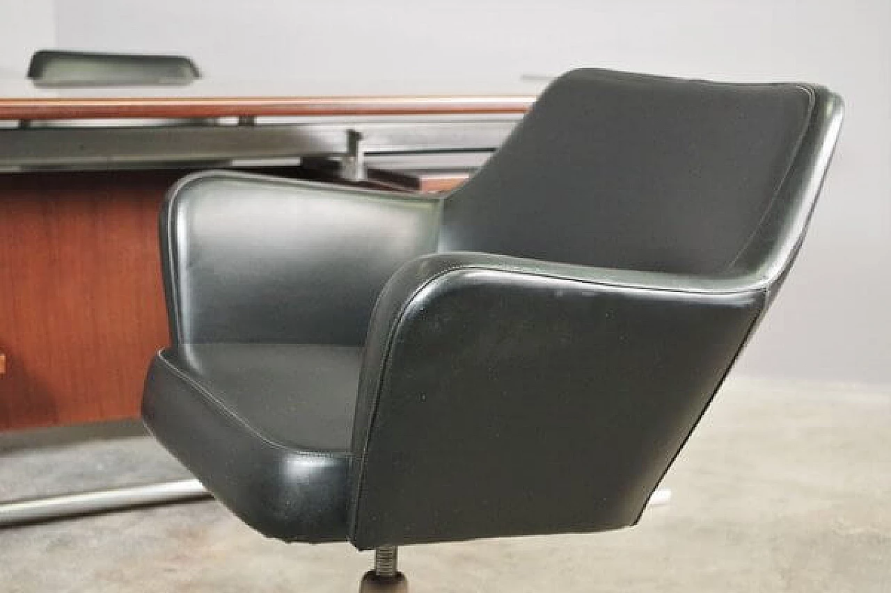 Desk and pair of chairs by Fantoni, 1960s 1447260