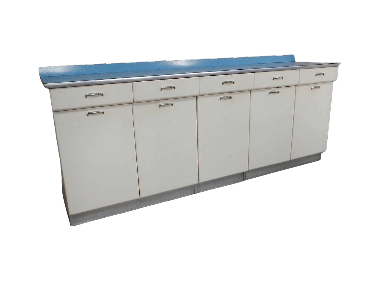 Credenza in abete e formica, anni '50 1447369