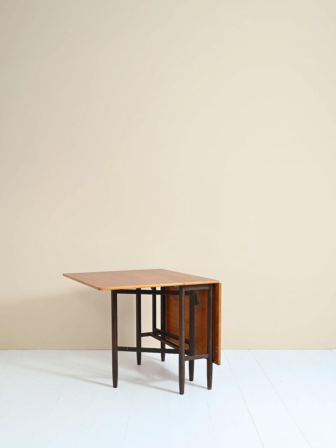 Slagbord teak extending table, 1960s 1447659