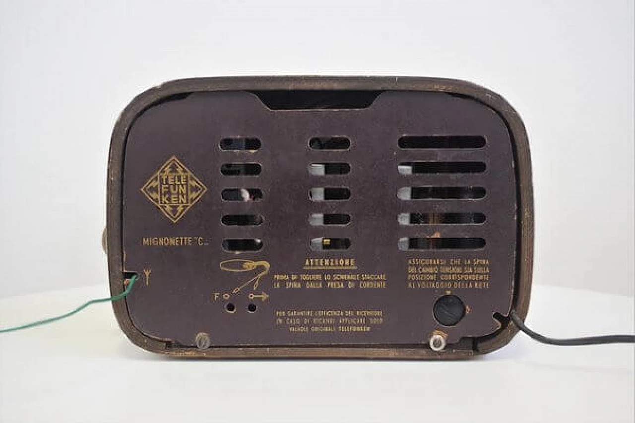 Radio Telefunken di Mignotte C, 1955 1448668